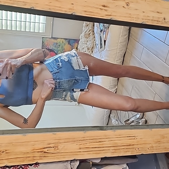 Carhart LF The Brand Blue Jean Skirt - Picture 12 of 16